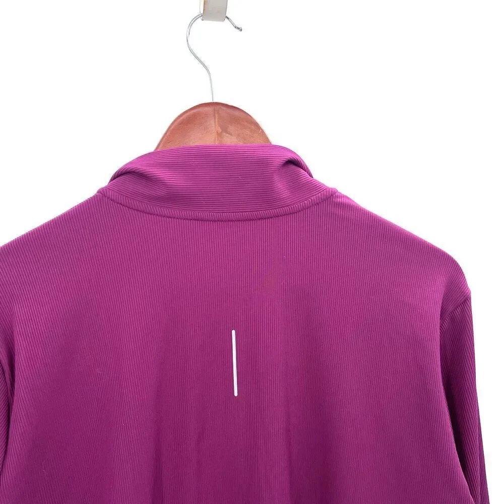 Nike Dri-Fit Element Half Zip Pullover Long Sleeve Running Purple